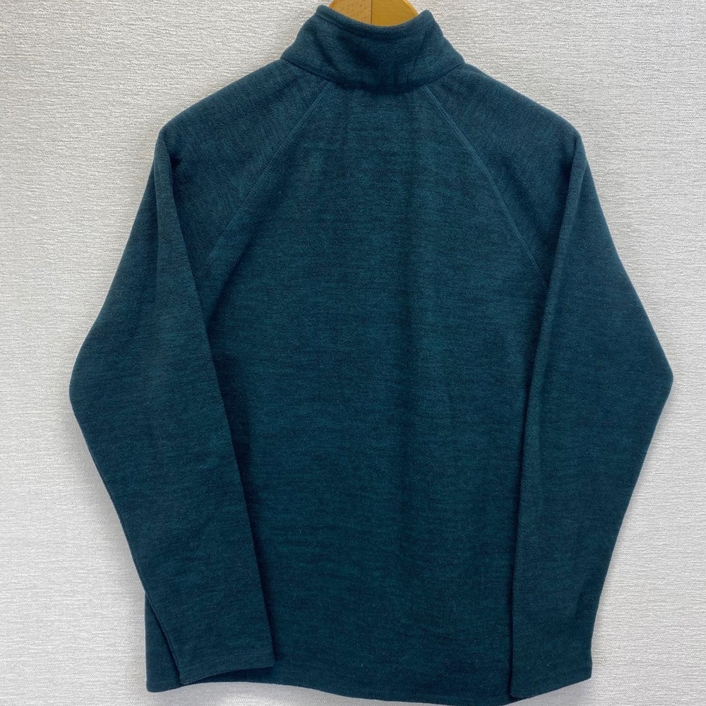 Eddie Bauer Women Evergreen Quarter Zip Pullover Fleece Sweatshirt Jacket Cozy - Picture 5 of 12